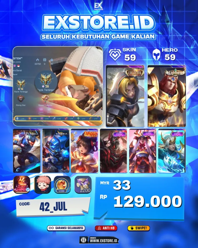 COLLECTOR NATALIA + TIGREAL  LIGHTBORN + SABER SABER + MOSKOV EPIC + YSS EPIC