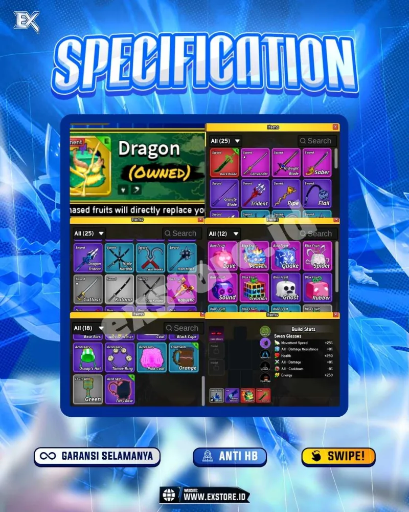 DARK BLADE + PERMANENT DRAGON