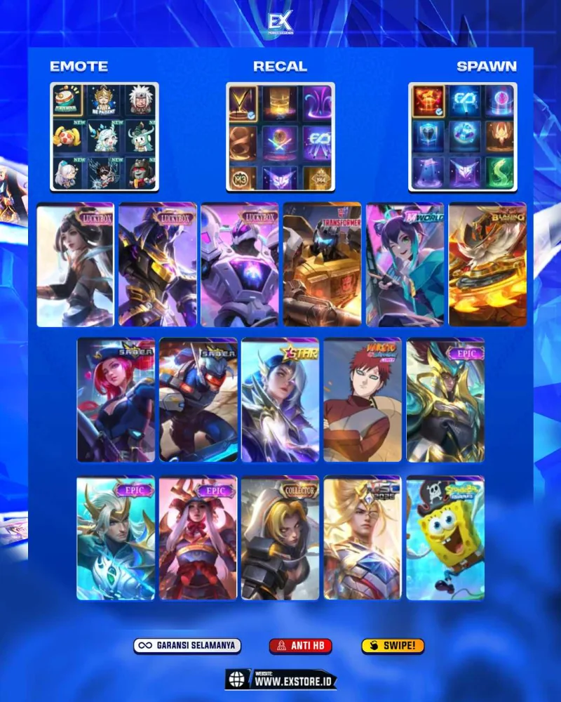GUINEVERE LUCKYBOX + KAJA LUCKYBOX + URANUS LUCKYBOX + LESLAY STAR + WANWAN Mword