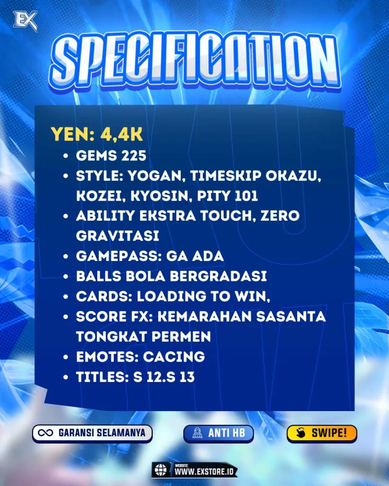 STYLE TIME SKIP OKAZU YOGA KOZEI + ABILIT ZERO GRAVITY