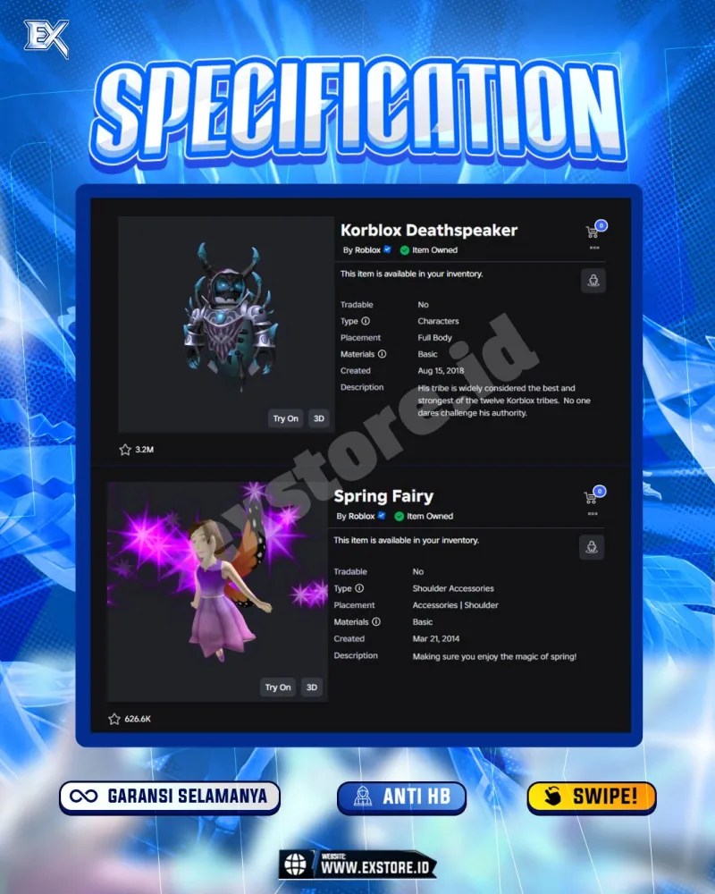 KORBLOX DEATHSPEAKER + MAPS BLOXFRUITS
