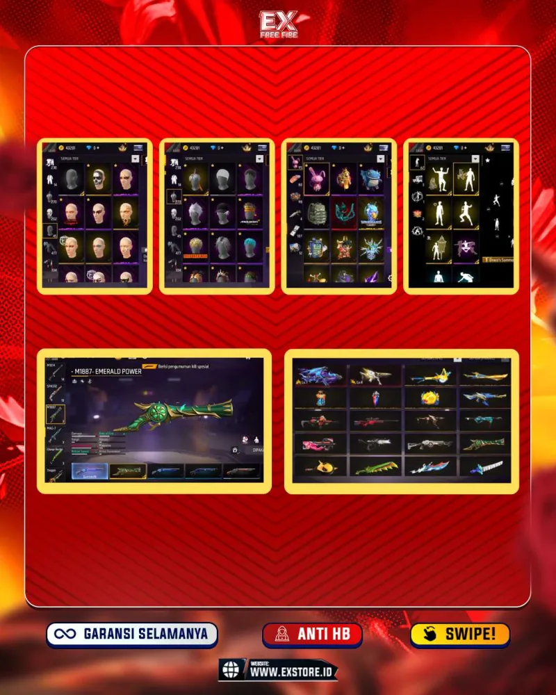 SG TEROMPET + MAX 1 + VAULT 477 + BAJU ITAM POLOS  + ANGEL MERAH +  TAS KELINCI
