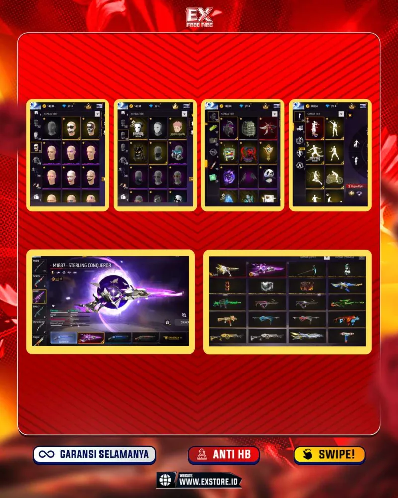 FACE JOKER +VAULT 348 + SG EVO LV7 + BUNDLE BANDIT