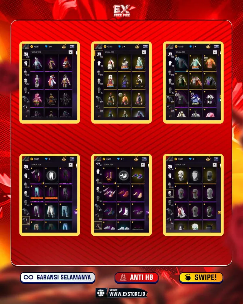 SG TEROMPET + MAX 1 + VAULT 477 + BAJU ITAM POLOS  + ANGEL MERAH +  TAS KELINCI