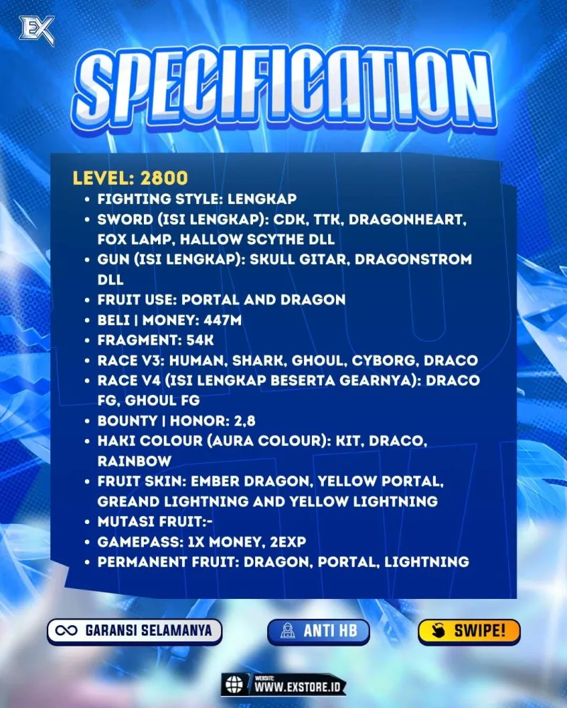 PERMANENT DRAGON PORTAL LIGHTNING + SKIN EMBER DRAGON + DEVINE PORTAL + YELLOW LIGHTNING + V4 DRACO FG GHOUL FG