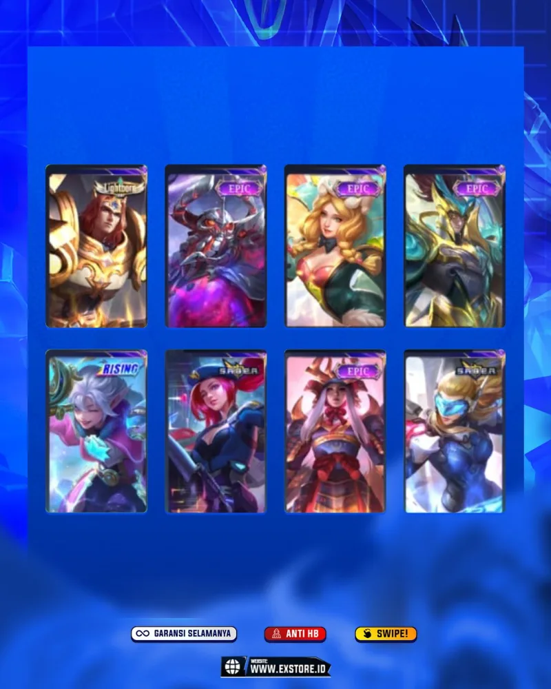 FREYA LEGEND + BETRIX PRIME + CLAUDE PRIME + YU ZHONG PRIME