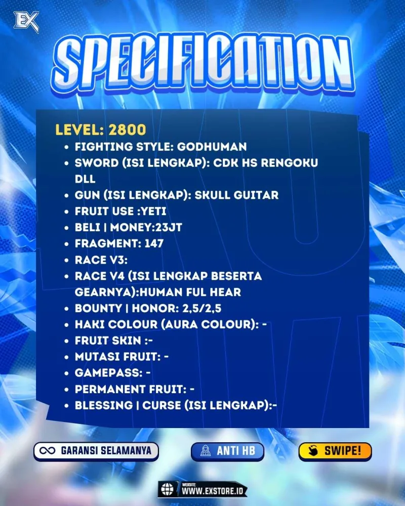 GODHUMAN + CDK HS + SOUL GUITAR + V4 HUMAN
