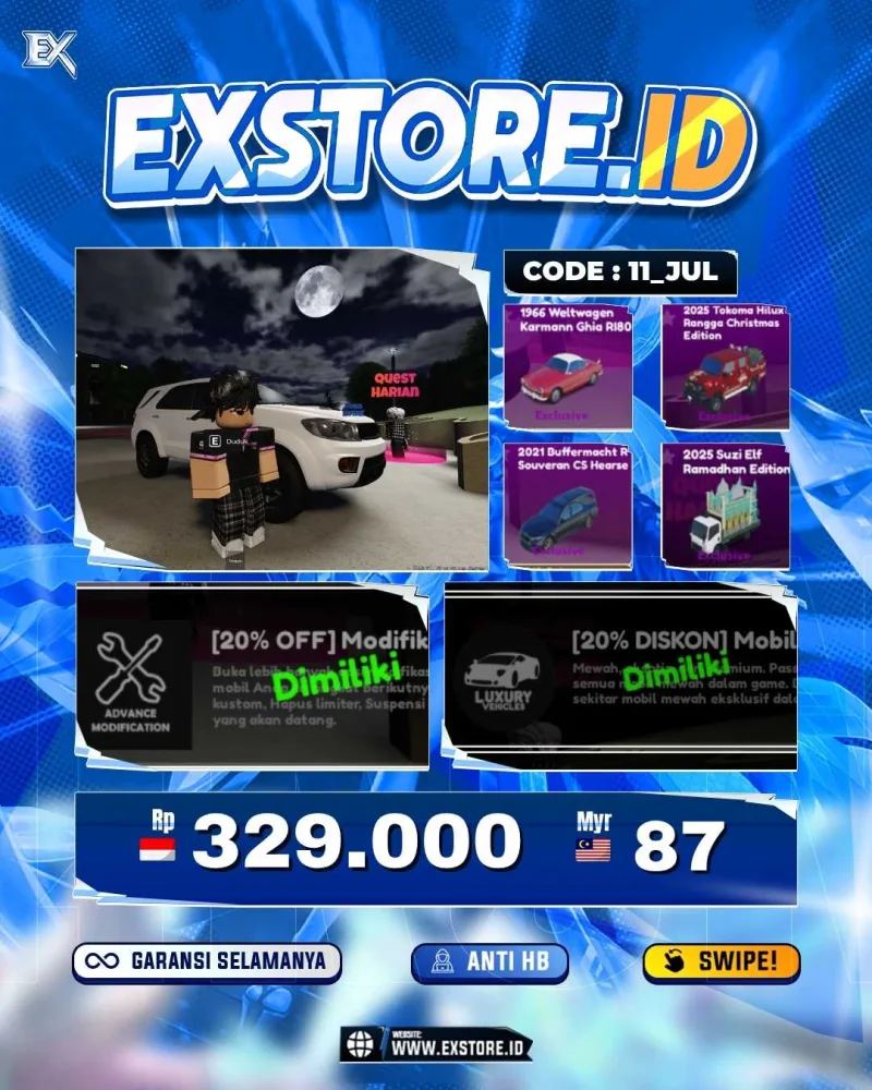 LIMITED CARS 169 + GAMEPASS 6 + DDS 3 LIMITED + GAMEPASS 6