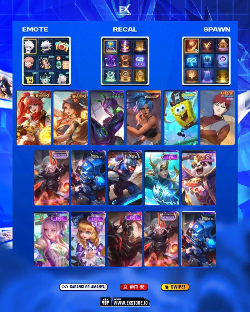 LAYLA BLAZING + SABER SABER + ANGELA VENOM + KARINA KOF + VALE GAARA