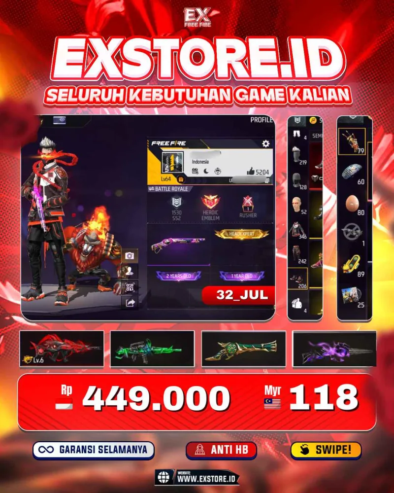 SG RIPER + SCAR LVL6  +  SG TEROMPET + BUNDLE COBRA + VAULT 346