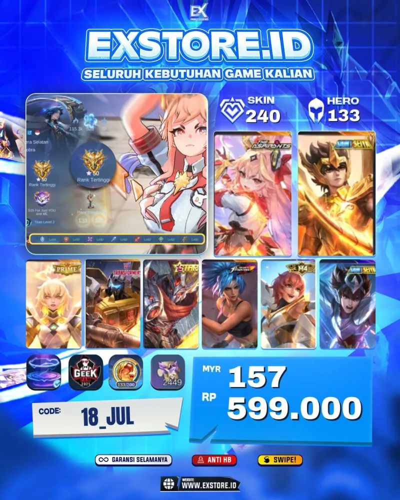 GUINEVER ASPIRANTS + BADANG SAIN SEIYA + BETRIX PRIME + HAYABUSA STAR + BETRIX M4 + BADANG SAIN SEIYA