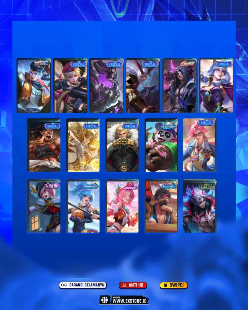 LING KUNGFU PANDA + VALIR DRAGON TIMER + KIMMY DRAGON TIMER + NATALIA COLLECTOR + FREYA EPIC + CHANGE EPIC + MOSKOV EPIC