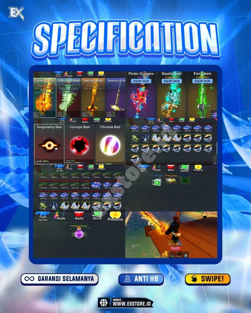 ELEMENT ROD + SINGULARITY BAIT