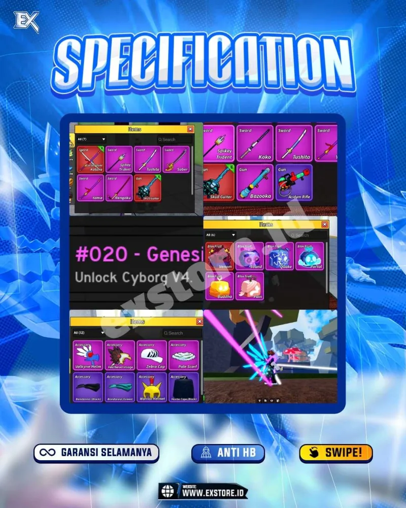 GODHUMAN + CDK + SOUL GITAR + CYBORG  FULL GEAR FULL TRAIN