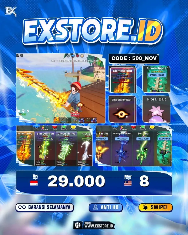ELEMENT ROD + SINGULARITY BAIT