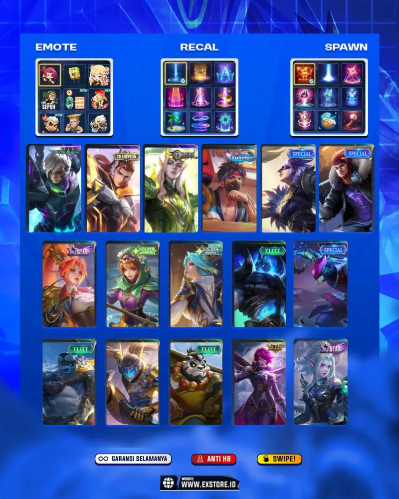 LANCELOT CHAMPION + ESTES DRAGON TIMER + GUSION VENOM + HAYABUSA SUMER