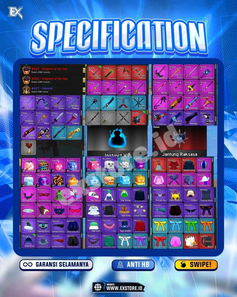 KORBLOX DEATHSPEAKER + LIMITED ACCESSSORIES + BLOXFRUITS