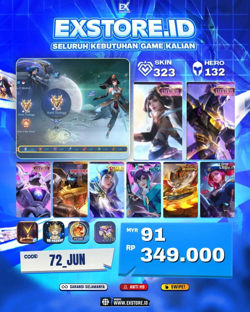 GUINEVERE LUCKYBOX + KAJA LUCKYBOX + URANUS LUCKYBOX + LESLAY STAR + WANWAN Mword