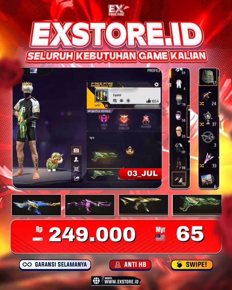 SG MATA ELANG  + VAULT 131 + BLUE BLOK + BUNDLE JJK + JENGOT BNL KW