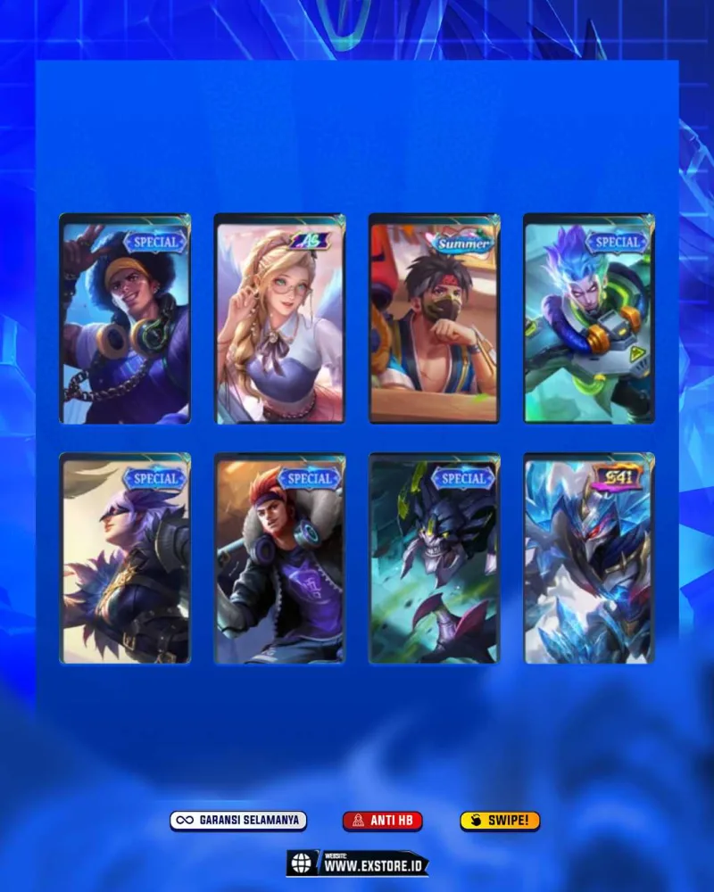 VALE GAARA + FRANCO BLAZING + YSS EPIC + VALIR EPIC + BALMOND SPECIAL + ALICE SPECIAL