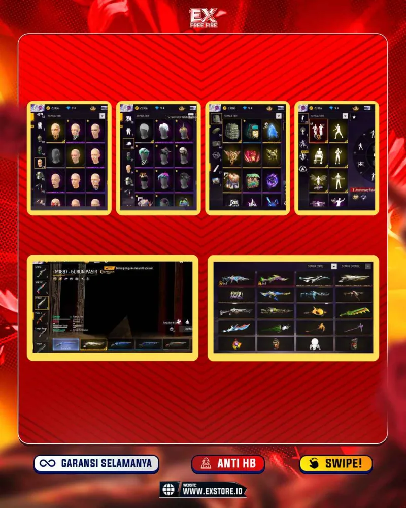 BUNDLE ITACHI + SG GURUN + EVO 2 + VAULT 116