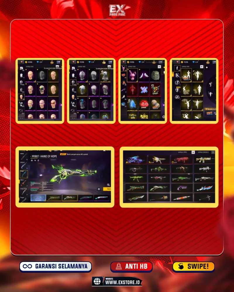 VAULT 320 + SG TEROMPET + SG LUMUT + SG WINTER + EVO 2 + TAS KELINCI + ANGEL MERAH