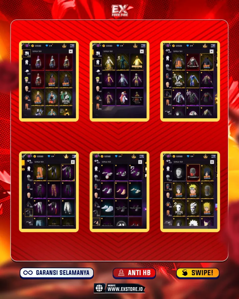 MAX 3 + EVO 8 + SG TEROMPET + SG GURUN + SG EVO + BUNDLE ITACHI + VAULT 348
