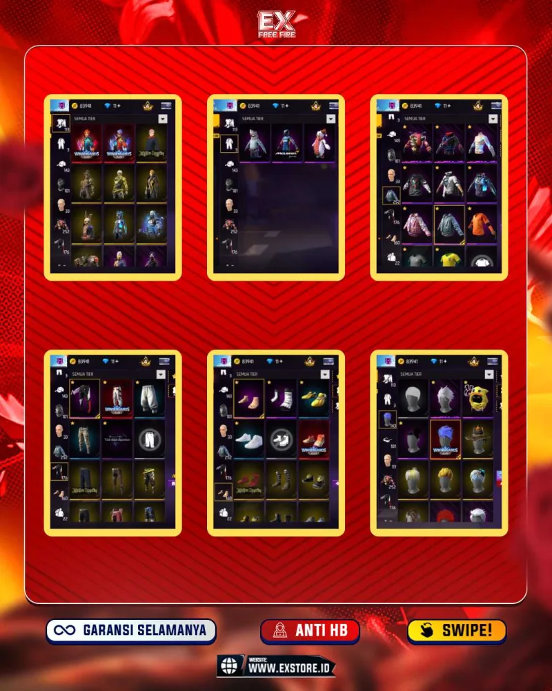SG LUMUT + SG GURUN + VAULT 252 + ANGEL MERAH  + SG TEROMPET