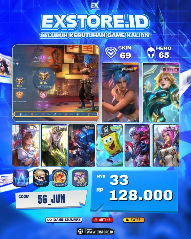 KARINA KOF + EUDORA LUCKYBOX + FLORIN SANRIO + ESTES DRCON RIMER + VALIR EPIC