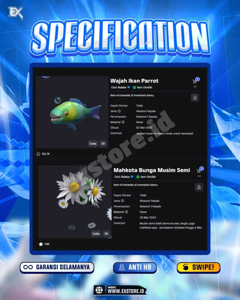KORBLOX DEATHSPEAKER + LIMITED ACCESSSORIES + BLOXFRUITS