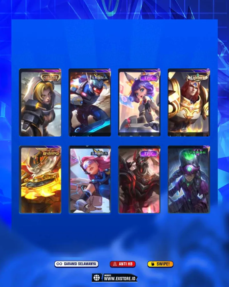 NATALIA COLLECTOR +  TIGREAL LIGHTBORN + VALIR DRAGON TIMER +  VALE GAARA +  HARLEY VENOM + FRANCO BALZING