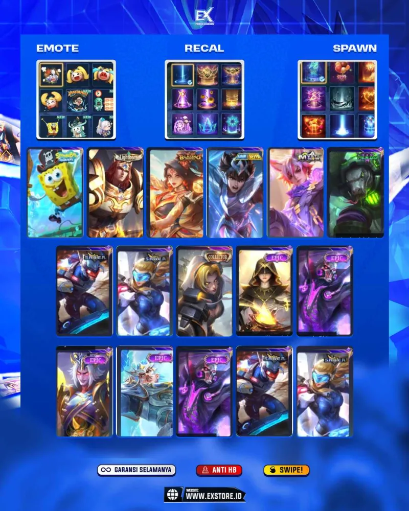 BADANG SAIN SEIYA + NATALIA COLLECTOR + GROCK VENOM + SABER SABER