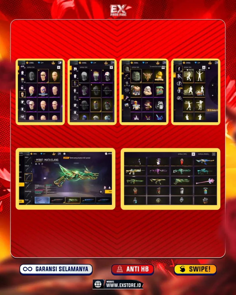 SG MATA ELANG  + VAULT 131 + BLUE BLOK + BUNDLE JJK + JENGOT BNL KW