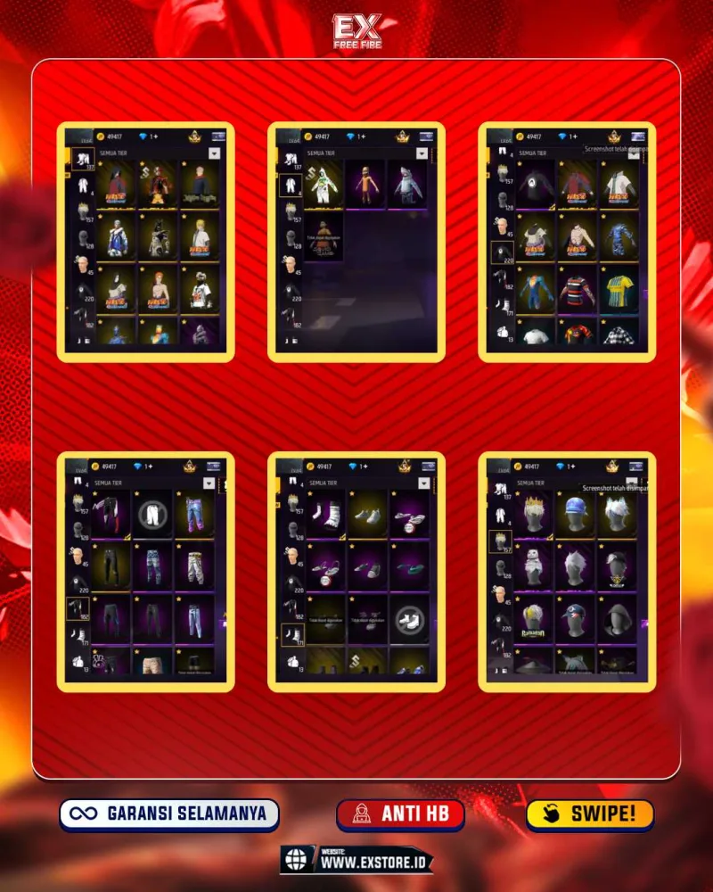 VAULT 220 + SG GURUN + EVO 4 + ANGEL MERAH + RAMBUT KAKASI