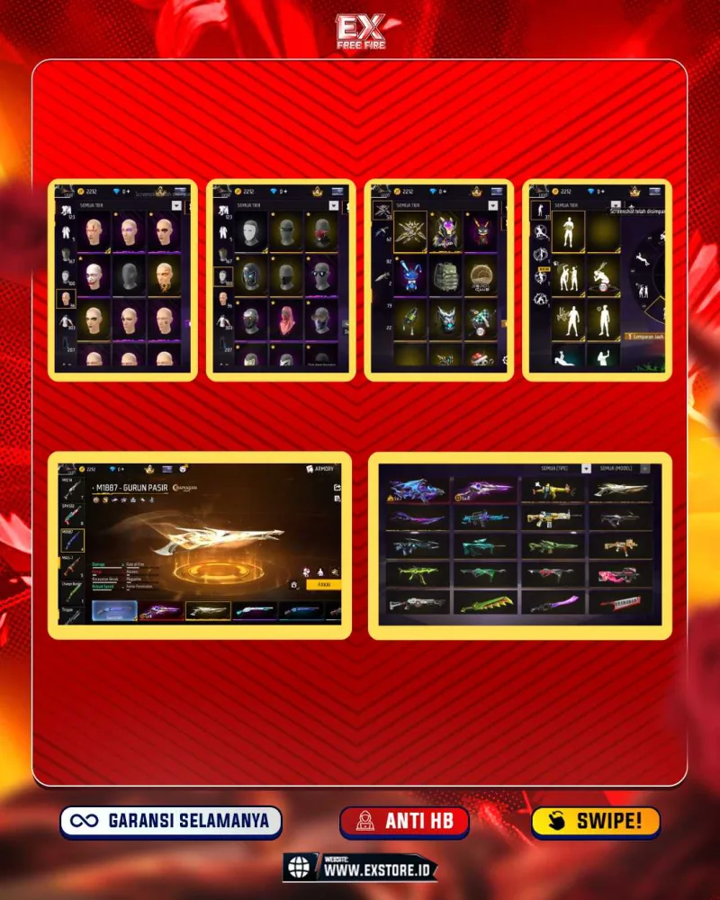 ANGEL MERAH  + AK MAX  + SG GURUN + SG EVO + VAULT 303 + SG WINTER