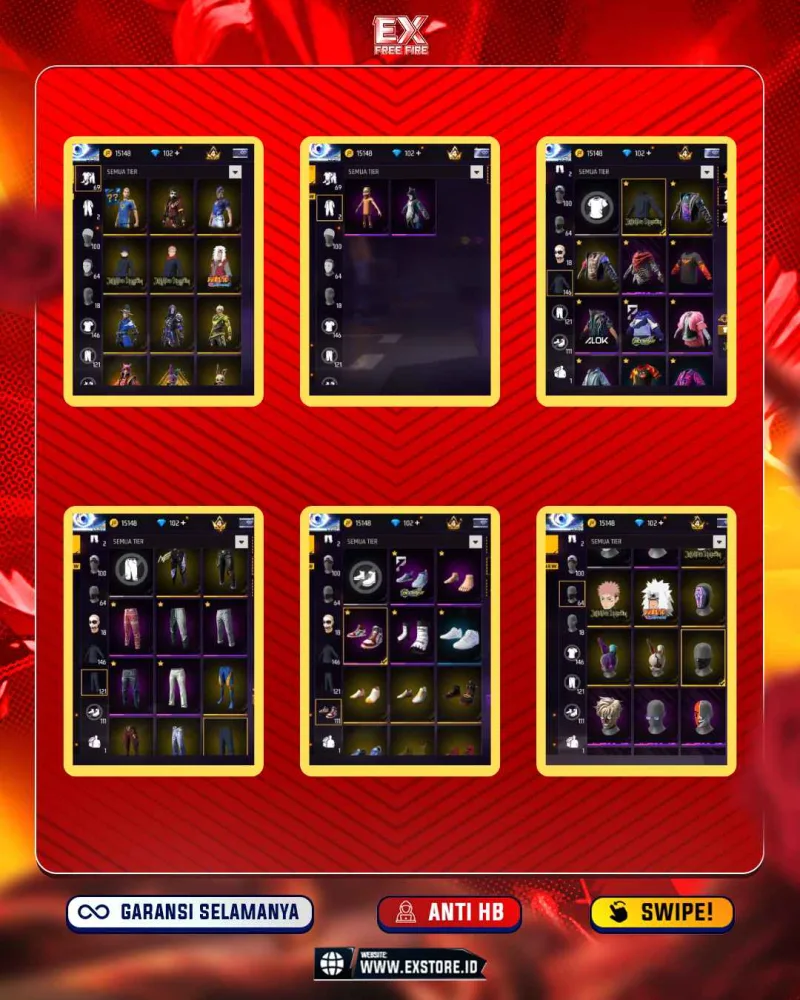 SG METEOR + BUNDLE JJK + MAX SCAR  +  VAULT 146 + V JOKER + JORDAN