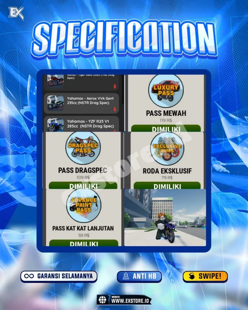 MONEY 49JT + MOTOR LIMITED 3+ GAME PASS 3