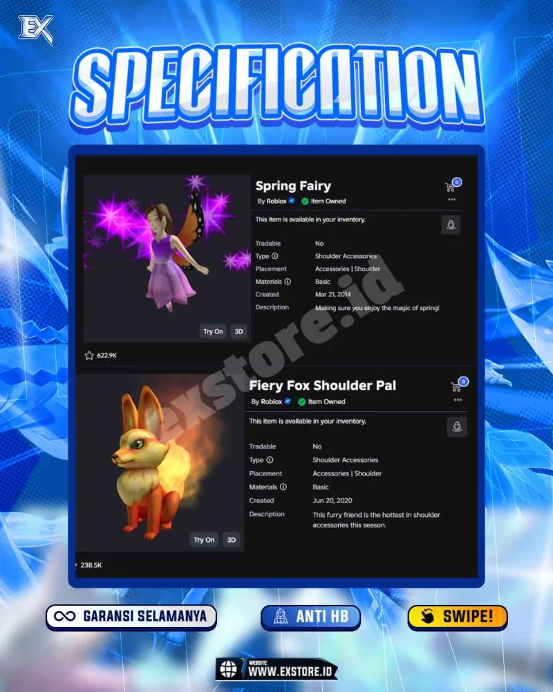 KORBLOX DEATHSPEAKER + LIMITED ACCESSSORIES + BLOXFRUITS