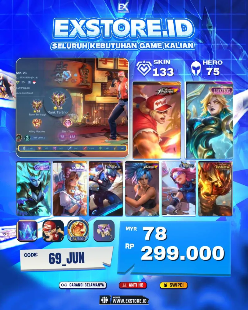 PAQUITO KOF + EUDORA LUCKYBOX + SELENA ZODIAC + FLORIN SANRIO + SABER SABER + KARINA KOF
