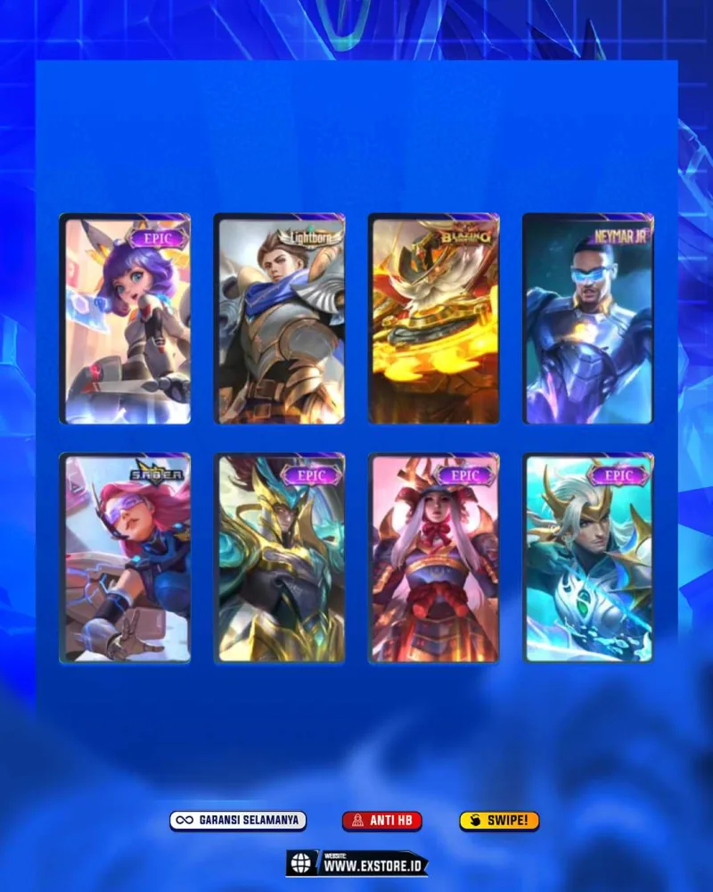 GUINEVER ASPIRANTS + BADANG SAIN SEIYA + BETRIX PRIME + HAYABUSA STAR + BETRIX M4 + BADANG SAIN SEIYA