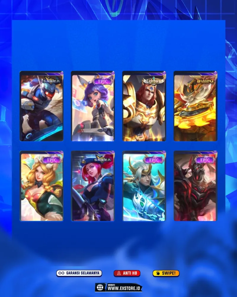 CLAUDE LUCKYBOX + GRANGER PRIME  + JHONSON LUCKYBOX + GUINEVER LUCKYBOX + SELENA STUN