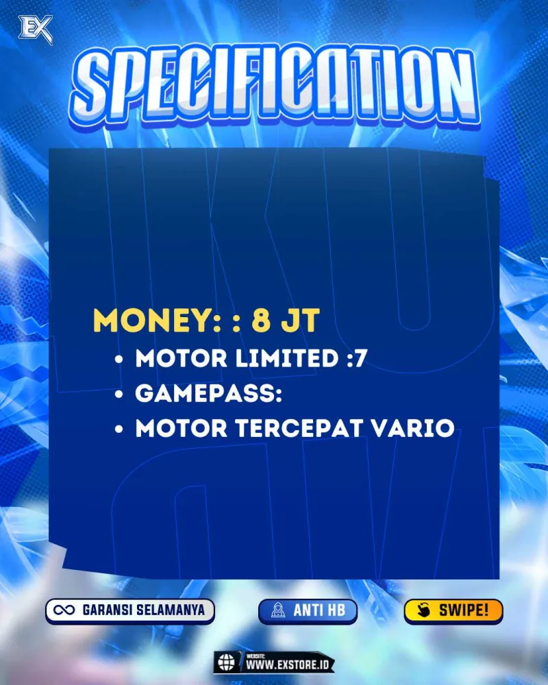 MONEY 8M + MOTOR LIMITED 8