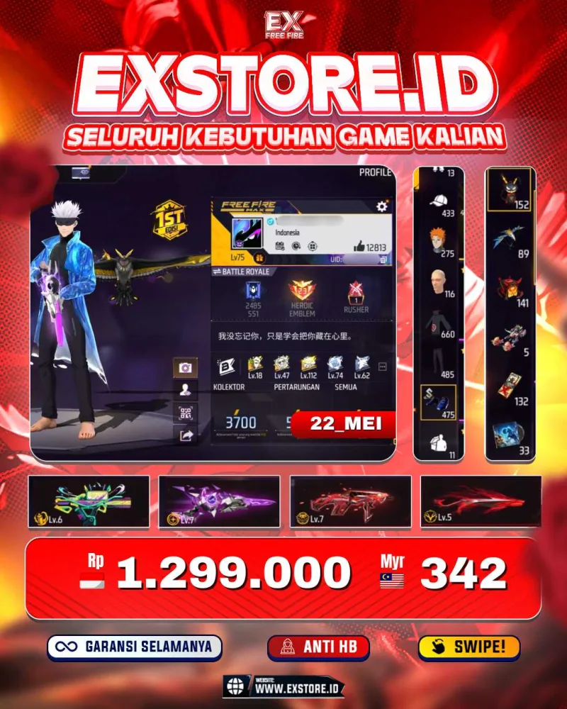 EVO 5 MAX 2 + SG 5 RASA + VAULT 660