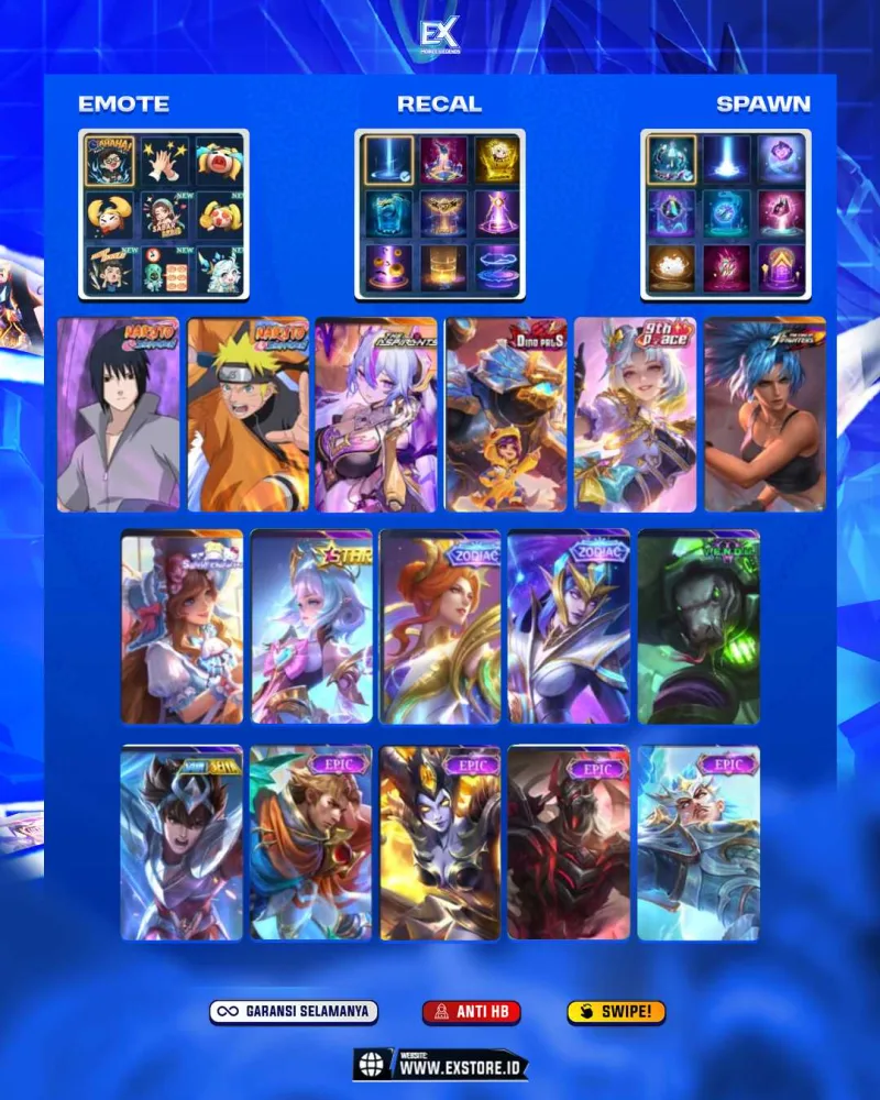 SUYOU SASUKE + LUKAS NARUTO + VEXANA ASPIRANTS + ANGELA STAR + AURORA ZODIAC