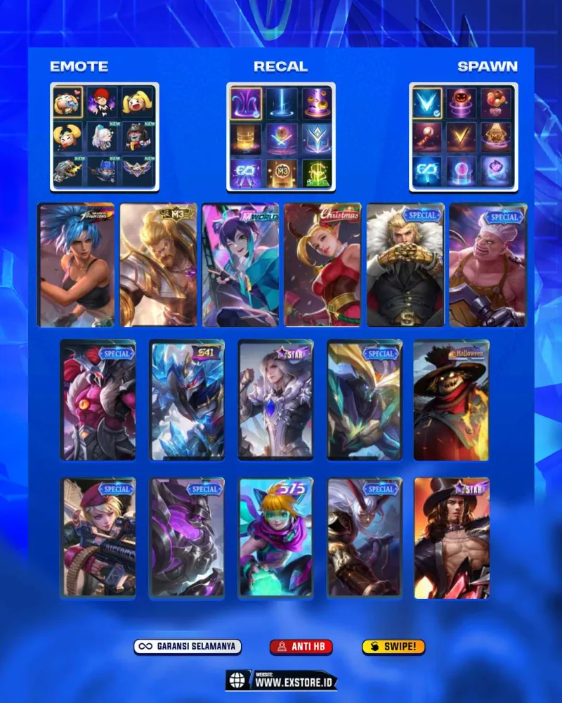 ROGER M3 + Mword + KARINA KOF + FRANCO  + TIGREAL SPECIAL + HARIT 515