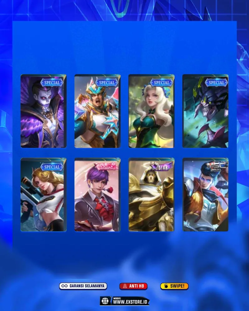 LING DRAGON TIMER + SABER SABER + GROCK VENOM  +  MOSKOV EPIC + ZILONG EPIC + LUNOX EPIC +