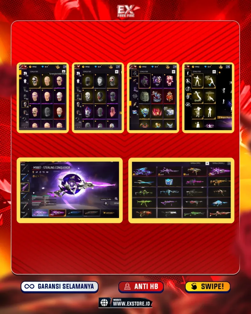 SG EVO LV5 + AK DRACO LV4 + VAULT 484 + BUNDLE LEGENDDERY 3