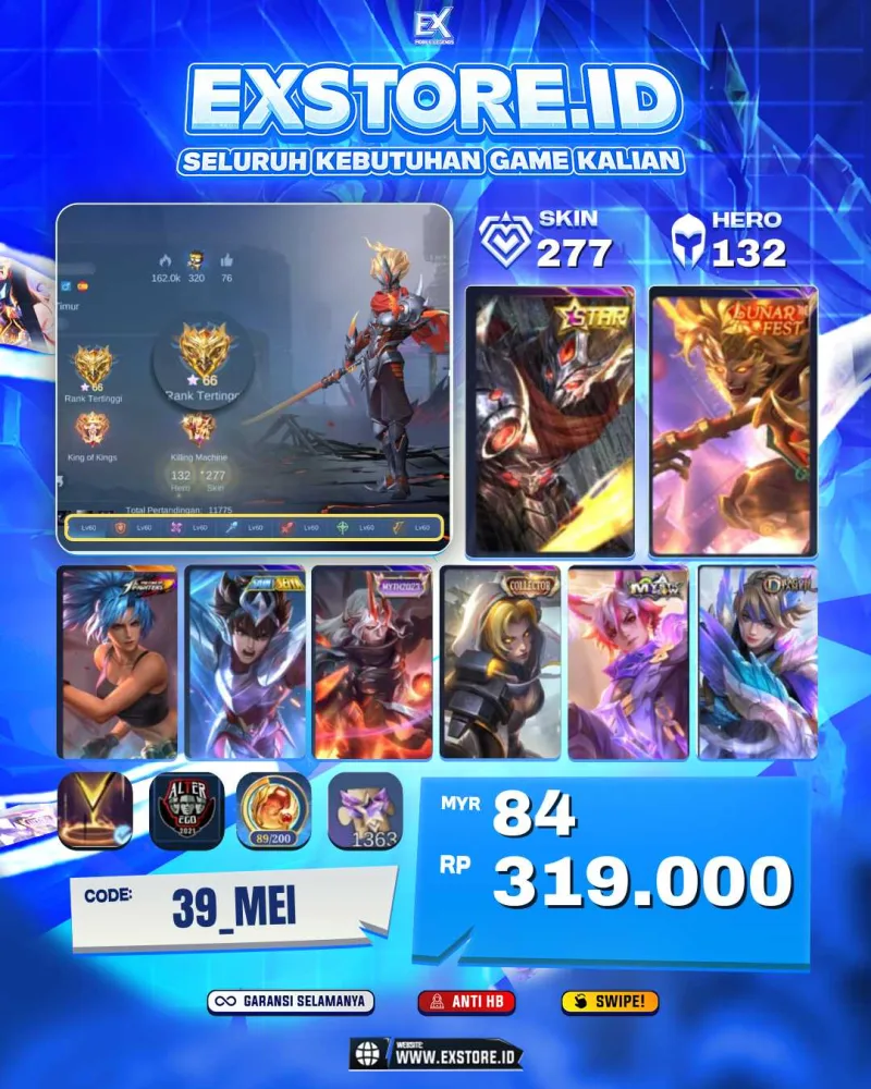 HAYABUSA STAR + SUN LUNAR FEST + KARINA KOF + BADANG SAIN SEIYA + NATALIA COLLECTOR