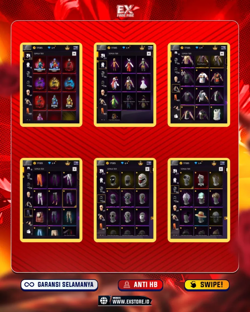 SG RIPER + MAX 3 + BUNDLE GENJI + VAULT 546