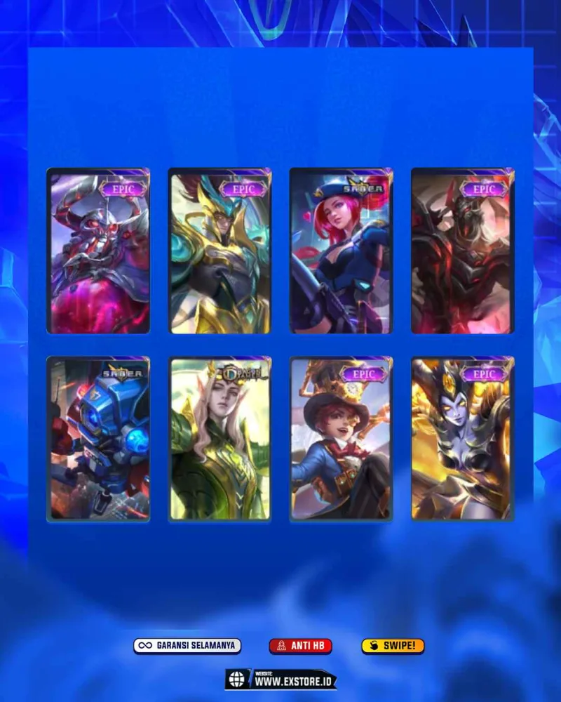 CHANGE ASPIRANTS + ODATE LUCKYBOX + MARTIS LUCKYBOX + ZILONG LUCKYBOX + HAYABUSA LUCKYBOX + URANUS LUCKYBOX + KARINA KOF